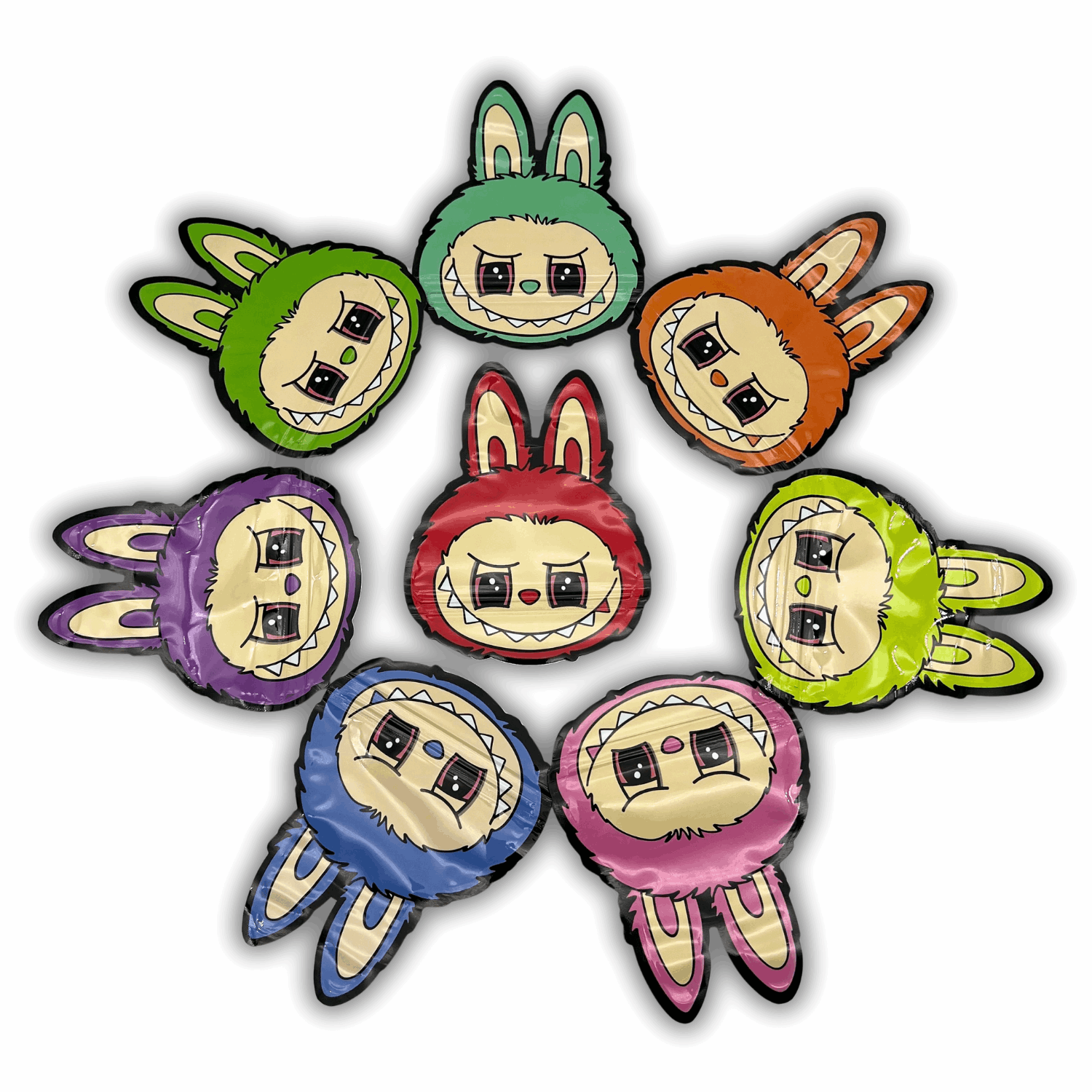 3.5g Shaped Mylar Bag - Blue Zabubu (50 Count)