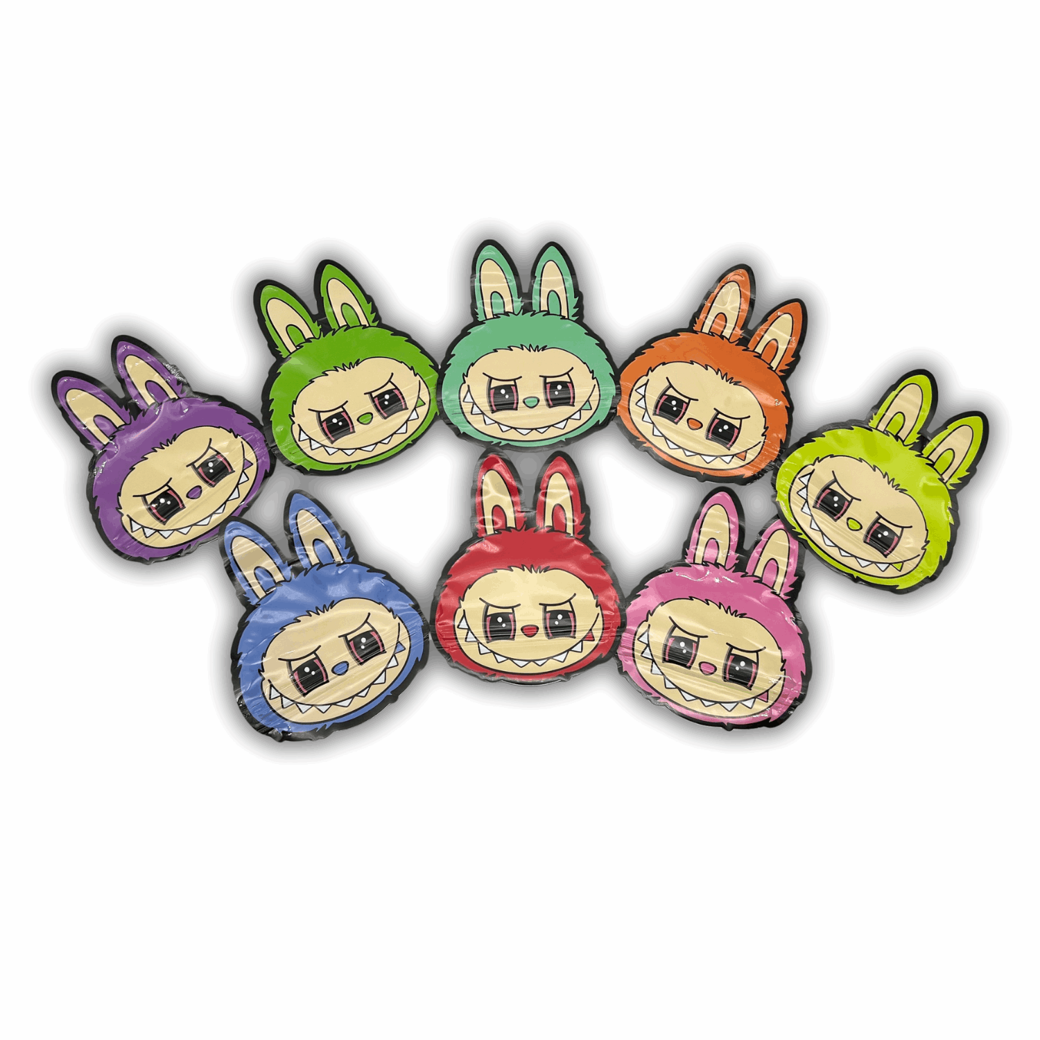 3.5g Shaped Mylar Bag - Pink Zabubu (50 Count)