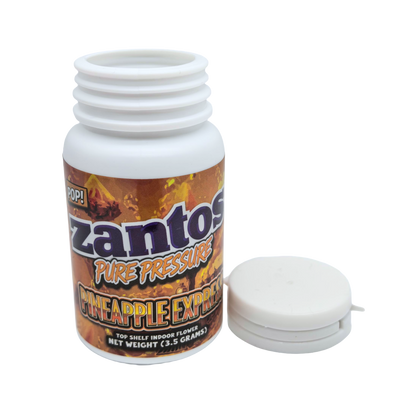 10 Pack – 3.5g Zantos Bottle Style Plastic Storage Containers – Mystery Assorted Designs - ZC-35-MIX