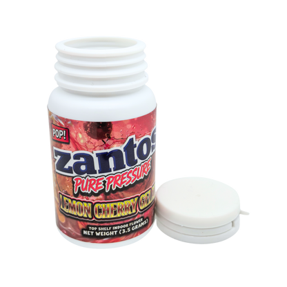 10 Pack – 3.5g Zantos Bottle Style Plastic Storage Containers – Mystery Assorted Designs - ZC-35-MIX