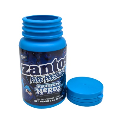 10 Pack – 3.5g Zantos Bottle Style Plastic Storage Containers – Mystery Assorted Designs - ZC-35-MIX