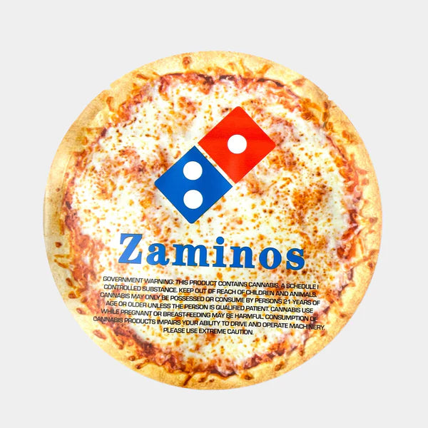 3.5g Mylar Bag with Pizza Box - Zaminos (12 Bags+12 Boxes)