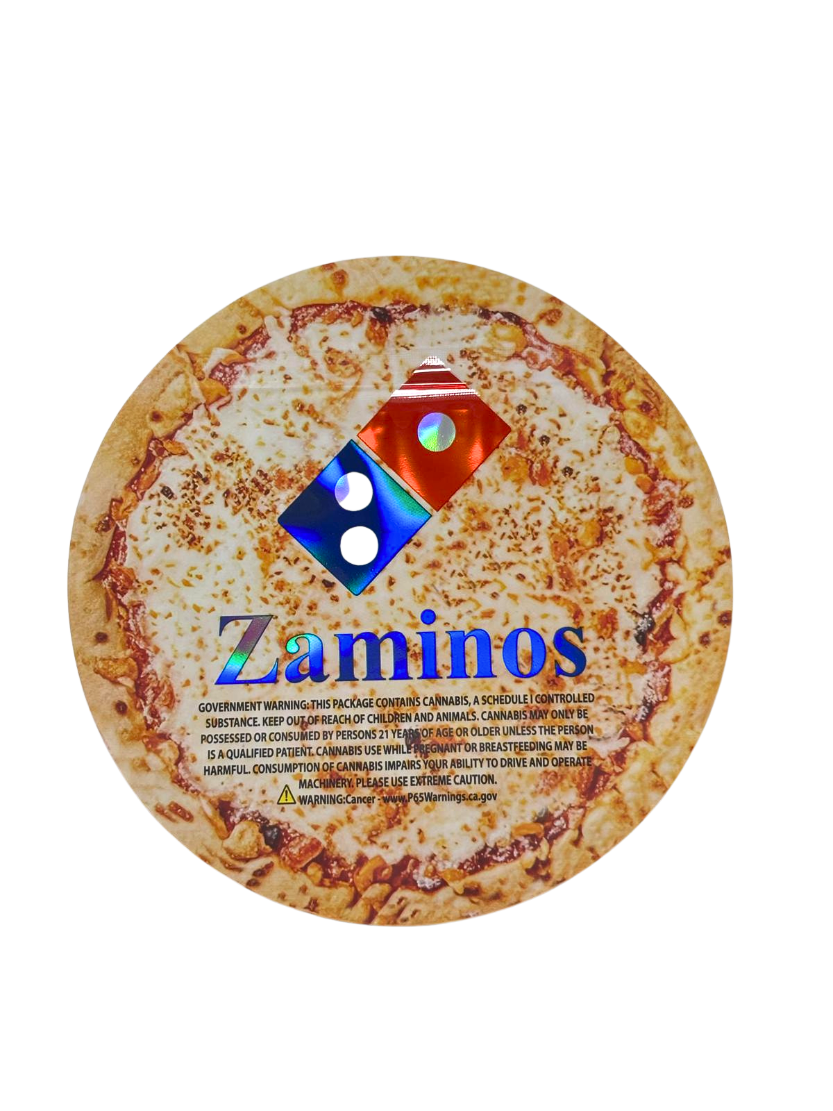 50 Count - Zaminos - 3.5g Shaped Mylar Storage Bag