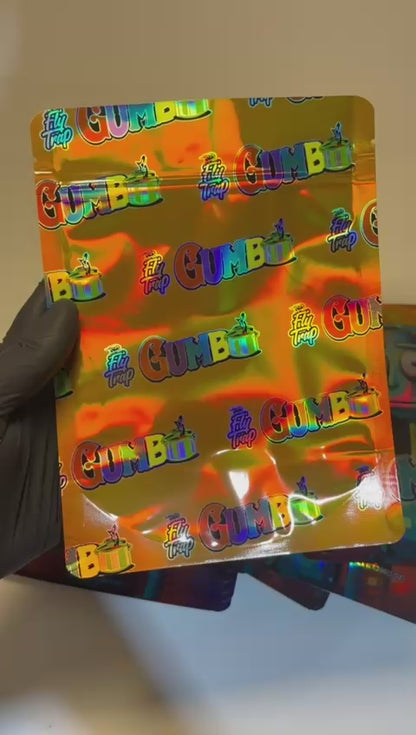 (50 Count) Gumbo 1oz Mylar Storage Bag