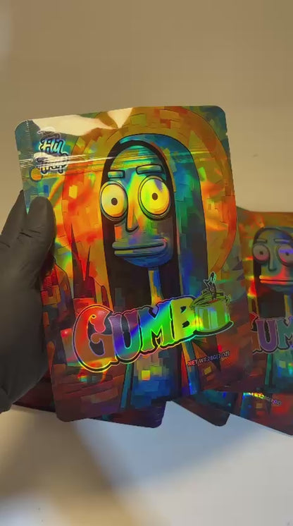 (50 Count) Gumbo 1oz Mylar Storage Bag