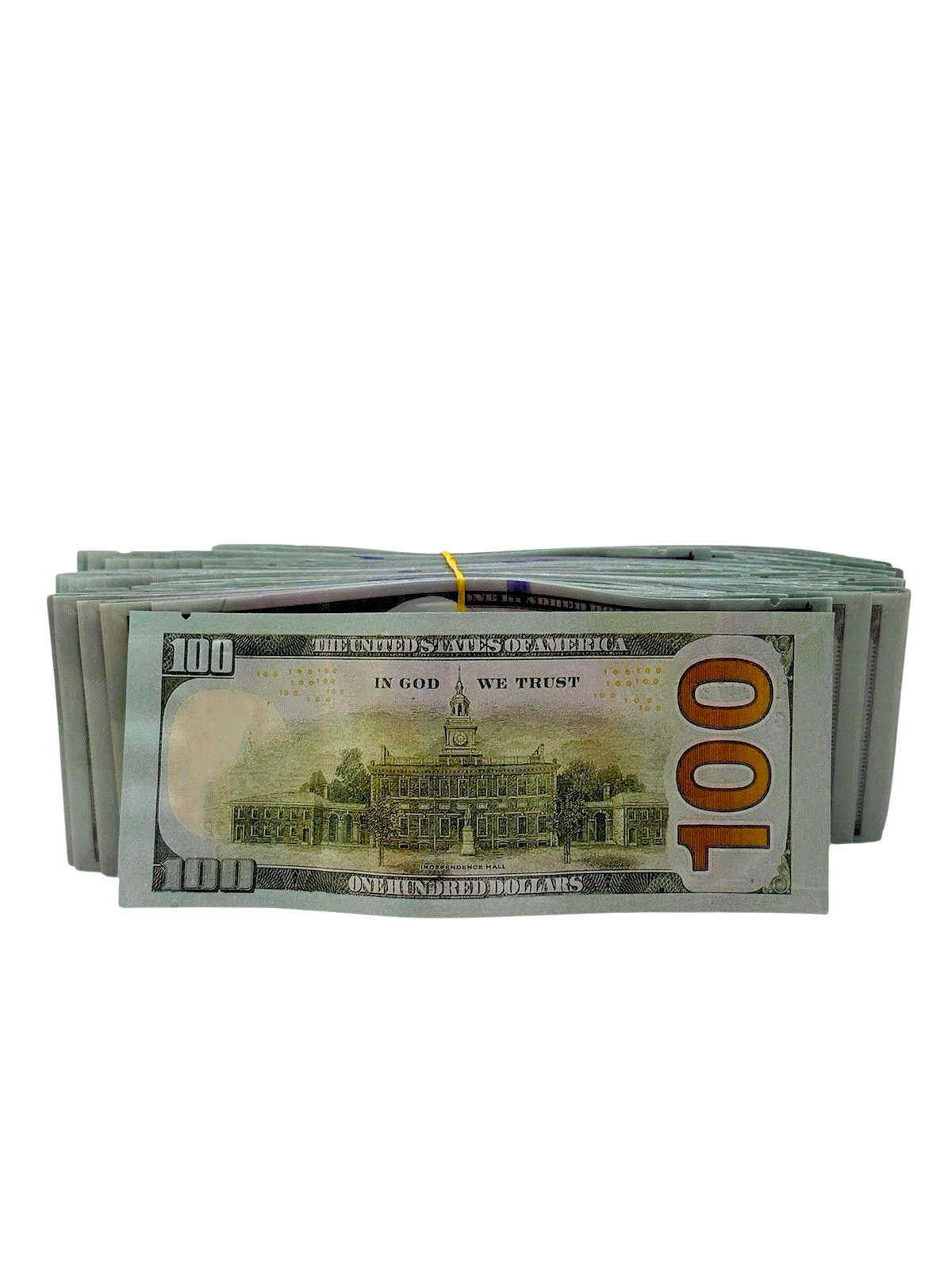 (50 Count) $100 Bill - Mylar Bag Design