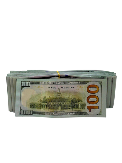 (50 Count) $100 Bill - Mylar Bag Design